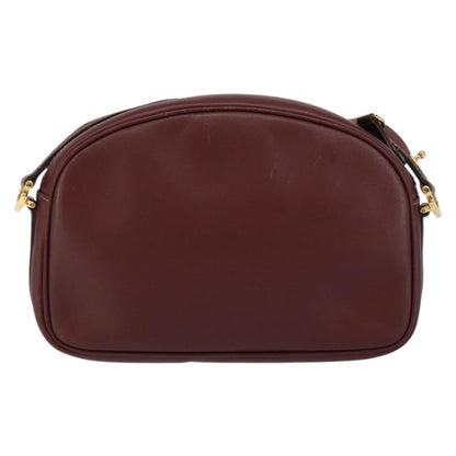 cartier Must de Cartier Shoulder Bag Leather, BURGUNDY, LEATHER, Shoulder bag