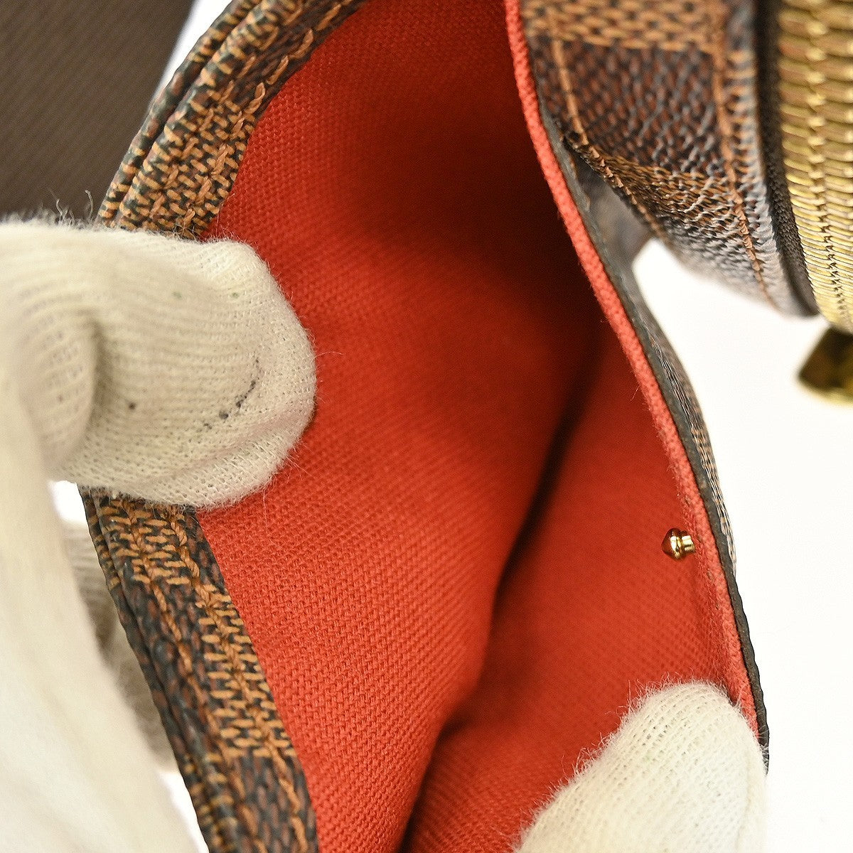 Louis Vuitton Geronimos Waist Bag Damier, BROWN, CANVAS, Clutche & pouche