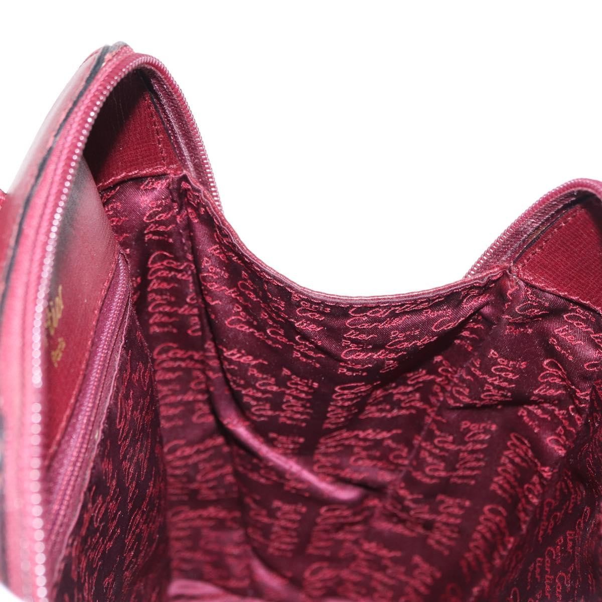 cartier Happy birthday backpack Leather, BURGUNDY, LEATHER, Backpack
