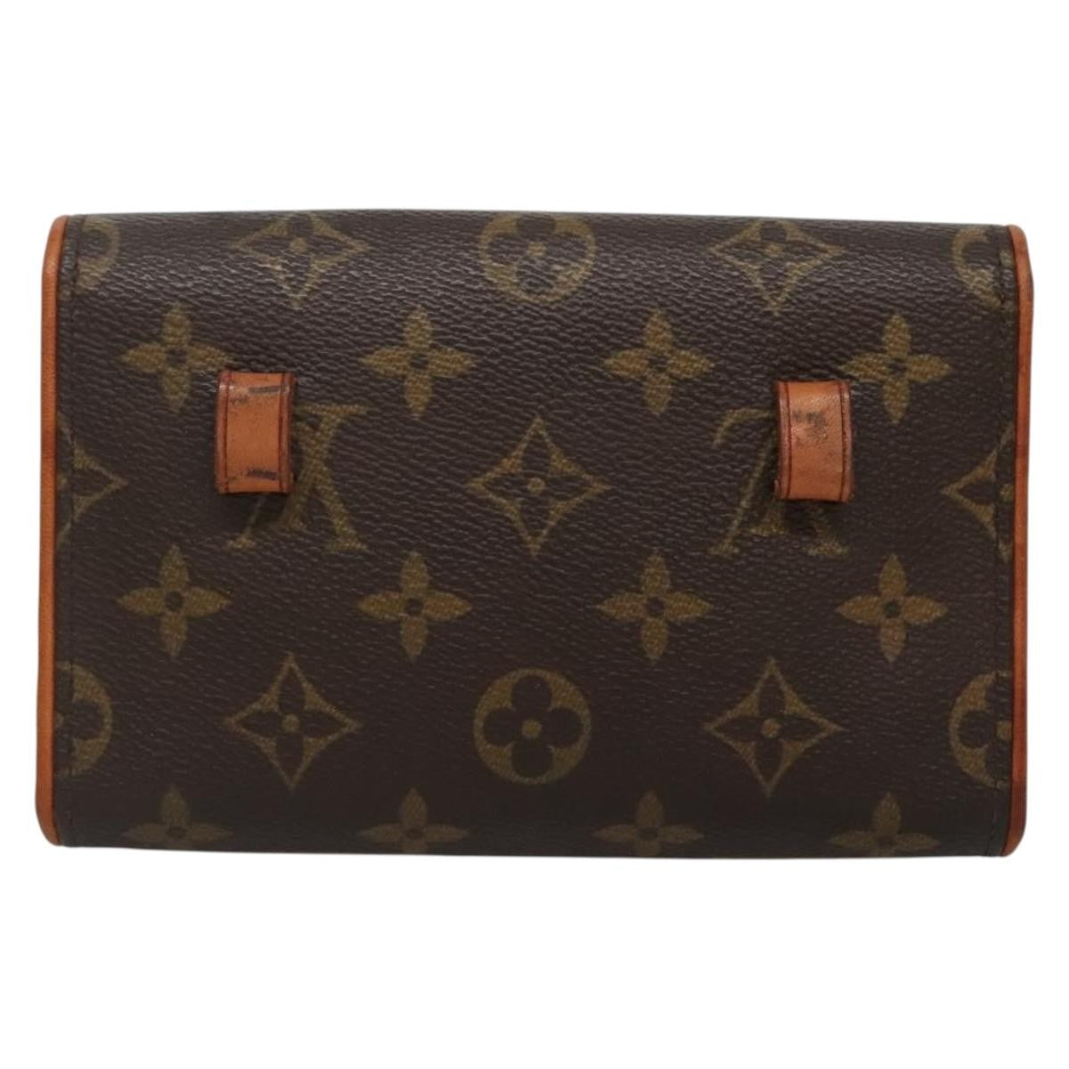 Louis Vuitton Florentine Waist Bag Monogram Canvas, BROWN, CANVAS, Travel bag