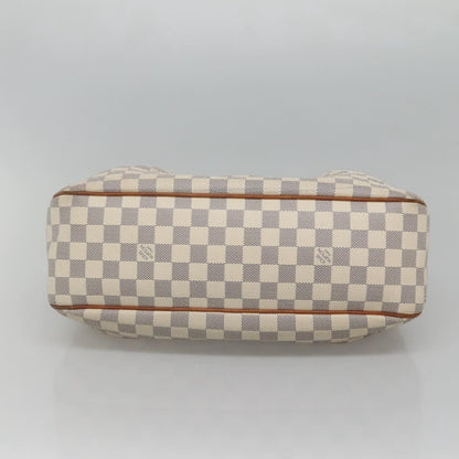 Louis Vuitton Siracusa Handbag Damier, WHITE, CANVAS, Shoulder bag