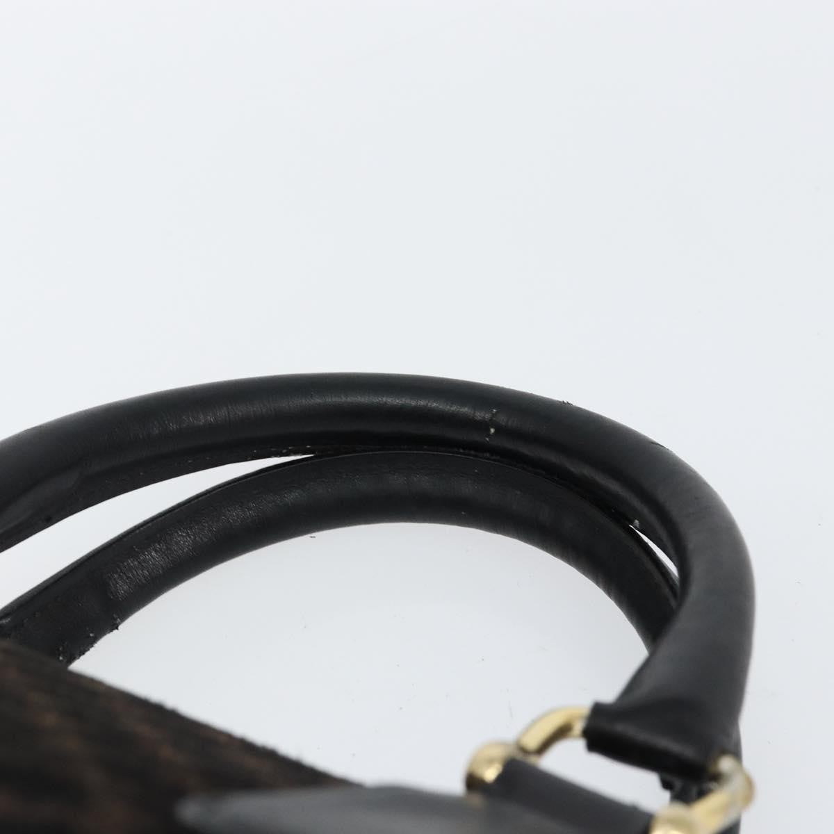 Celine Vintage Macadam Handbag C Macadam Suede, BLACK, SUEDE, Handbag