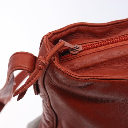 Loewe Vintage Shoulder Bag Leather, RED, LEATHER, Shoulder bag