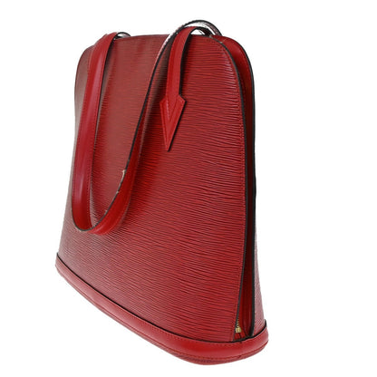 Louis Vuitton Lussac Handbag Epi Leather, RED, LEATHER, Shoulder bag