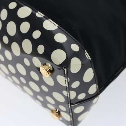 Louis Vuitton Desire Lockit Bag Kusama Infinity Dots Monogram Nylon, BLACK, NYLON, Handbag