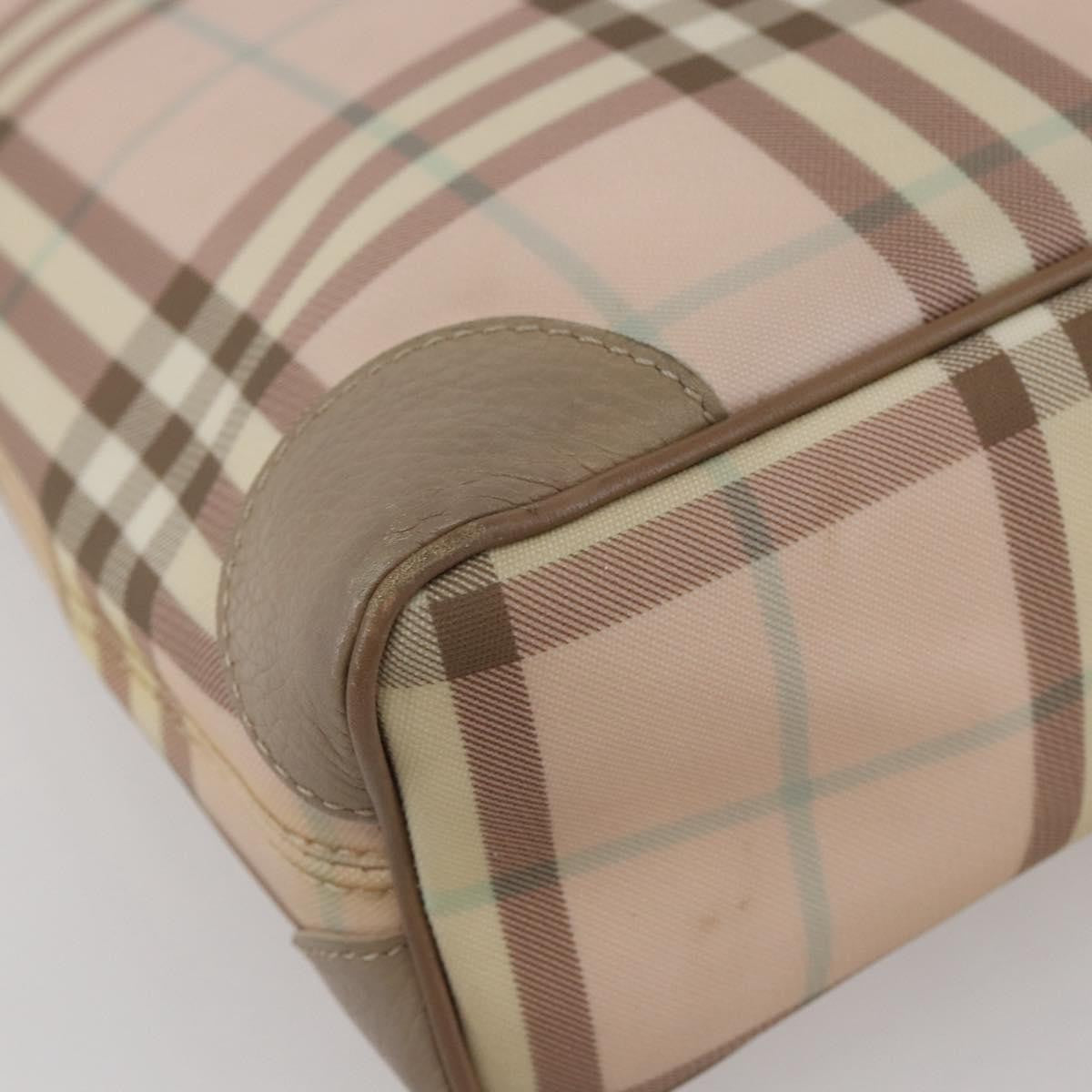 Burberry Nova Check Tote canvas check pattern, PINK, CANVAS, Tote bag