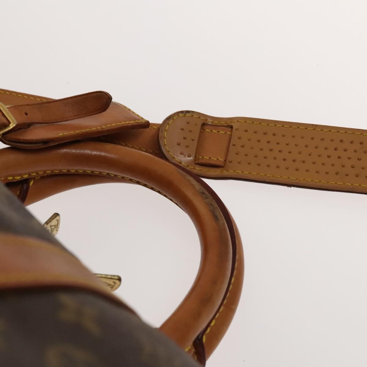 Louis Vuitton Keepall Bandouliere Bag Monogram Canvas, BROWN, CANVAS, Travel bag