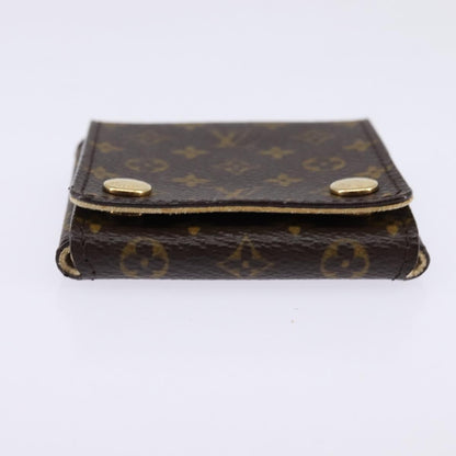 Louis Vuitton CASE JEWELRY BOX Canvas, BROWN, CANVAS, Wallets