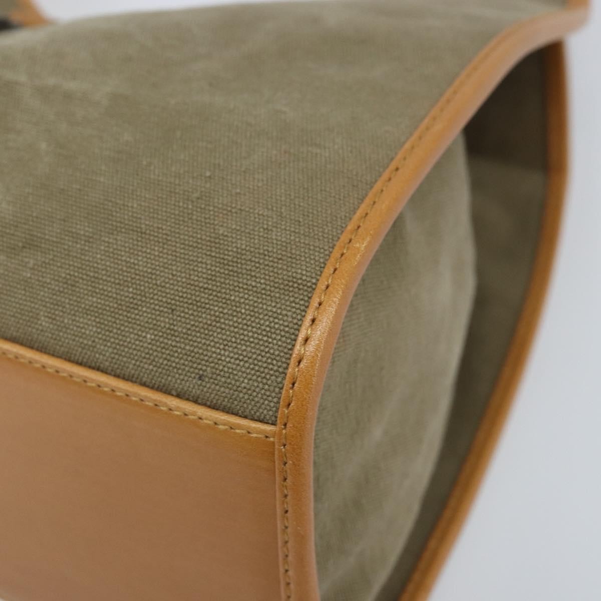 Gucci Vintage Jackie Handbag Canvas, Beige, Canvas, Handbag