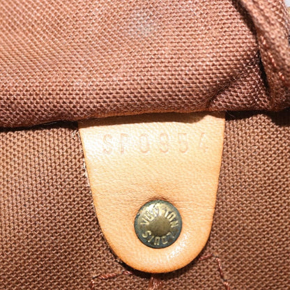 Louis Vuitton Speedy Handbag Monogram Canvas, Brown, Canvas, Handbag