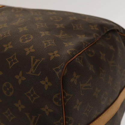 Louis Vuitton Keepall Bag Monogram Canvas, BROWN, CANVAS, Travel bag