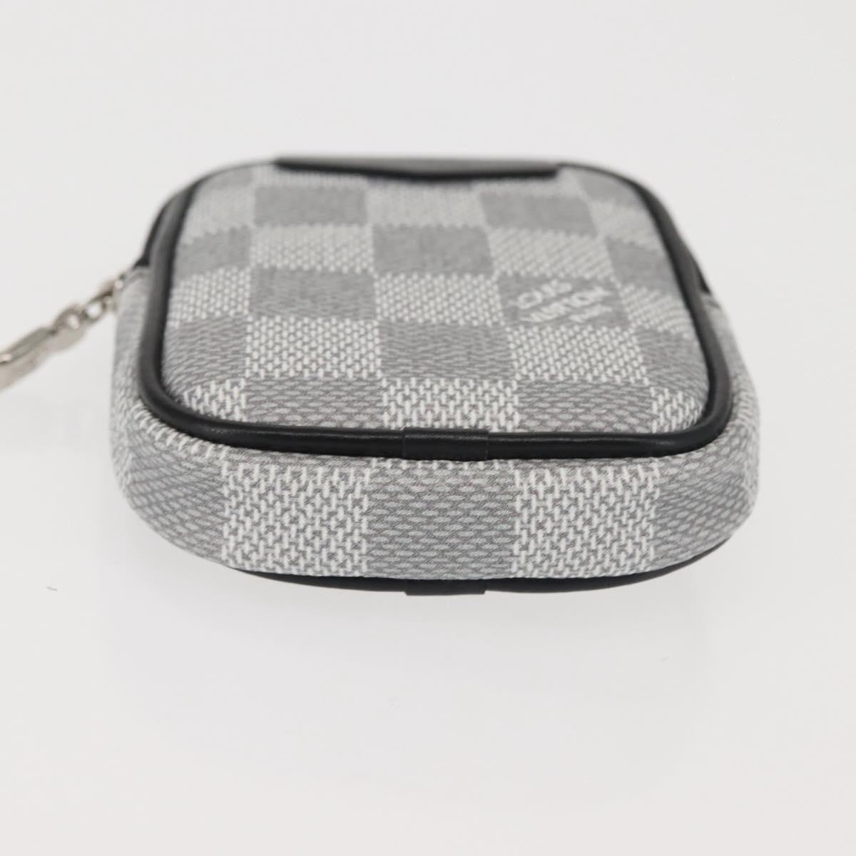 Louis Vuitton Modular Pouch Limited Edition Damier Graphite 3D, GRAY, CANVAS, Clutche & pouche