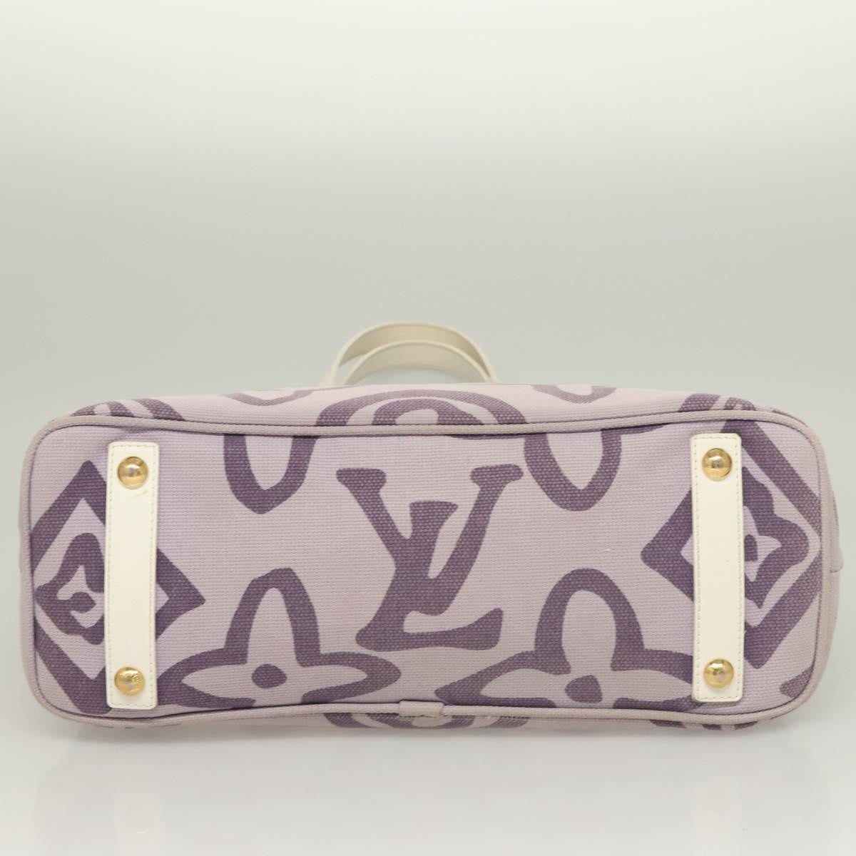 Louis Vuitton Tahitienne Cabas Canvas, PURPLE, CANVAS, Tote bag