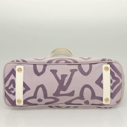 Louis Vuitton Tahitienne Cabas Canvas, PURPLE, CANVAS, Tote bag