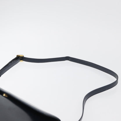 Loewe Anagram Shoulder Bag Leather, Navy, Leather, Shoulder Bag