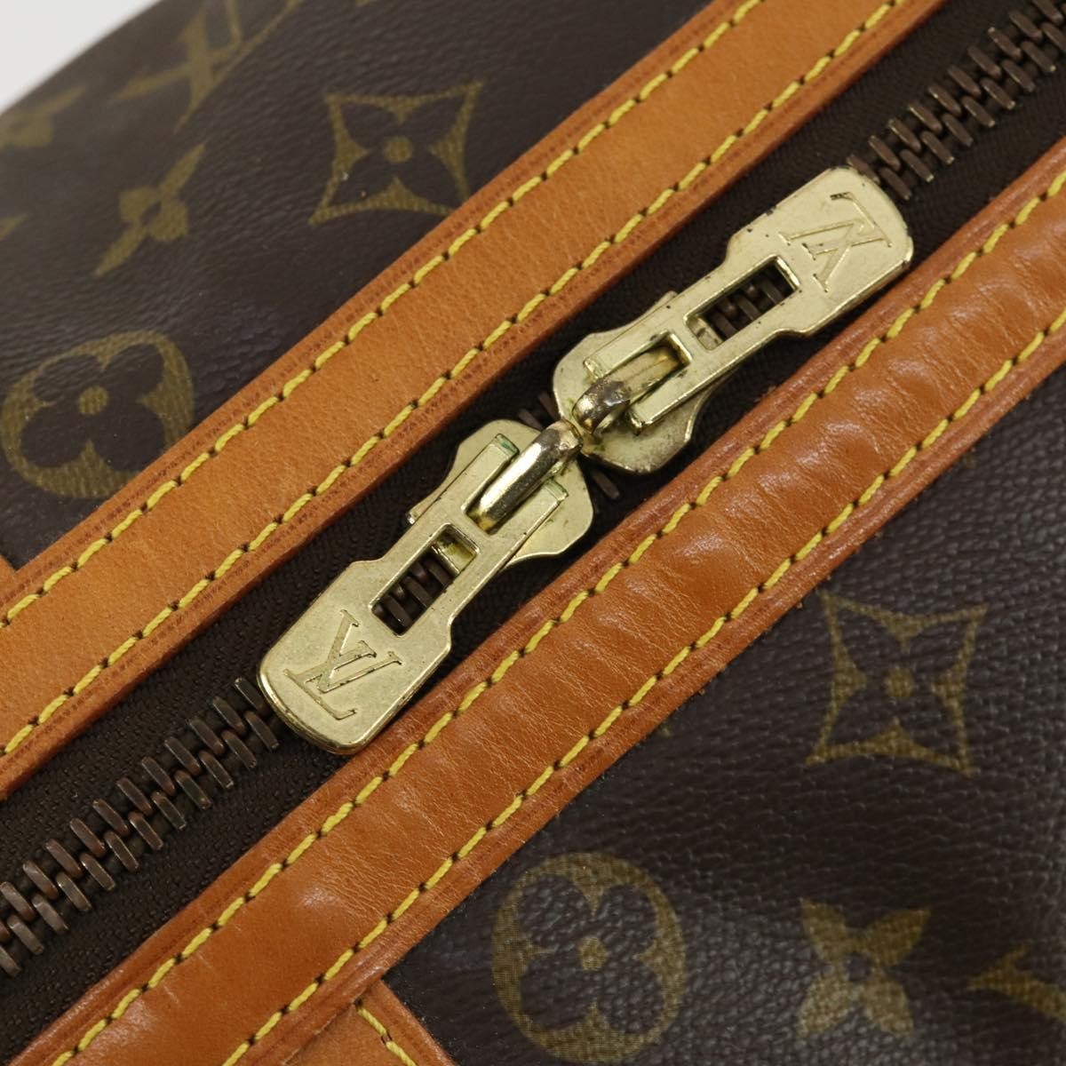 Louis Vuitton Sac Souple Handbag Monogram Canvas, BROWN, CANVAS, Travel bag