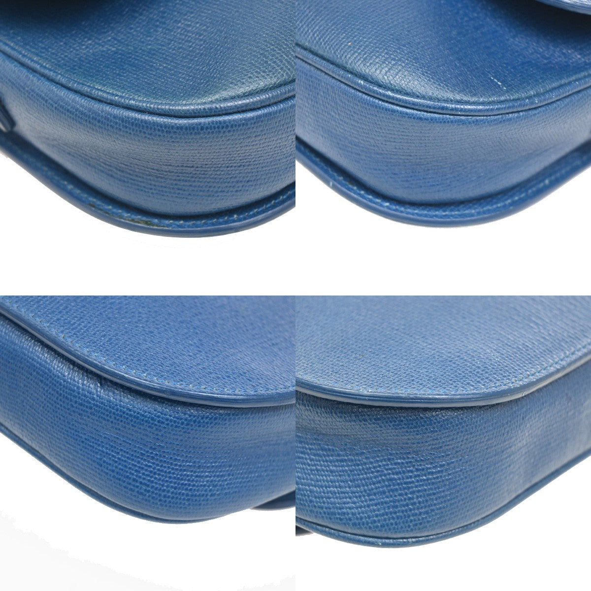 Saint Laurent Chyc Flap Bag Leather, NAVY, LEATHER, Shoulder bag