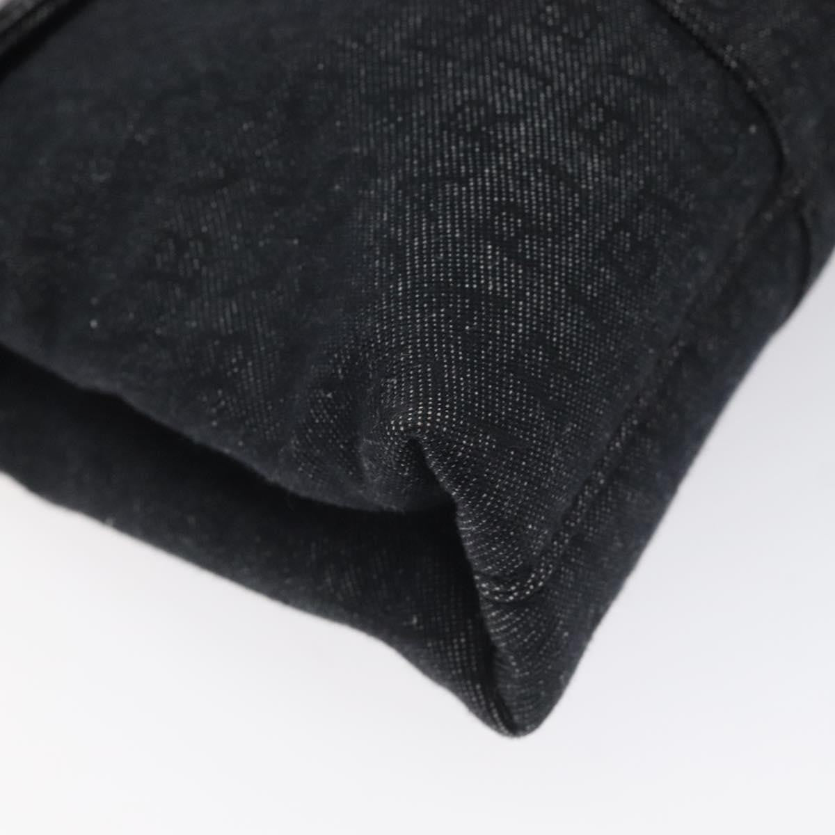 Bvlgari B.Zero1 Logomania Bag Canvas with Leather, BLACK, CANVAS, Shoulder bag