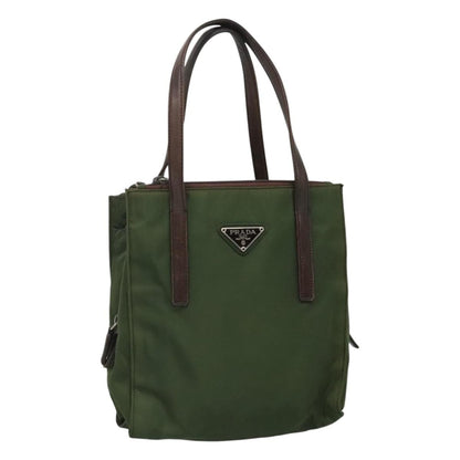 Prada Vintage Handbag Tessuto, KHAKI, NYLON, Handbag