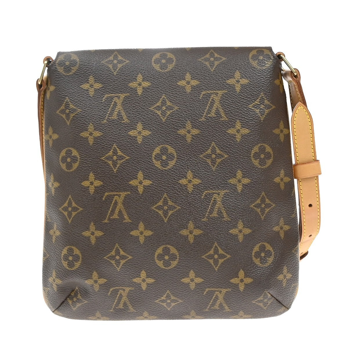 Louis Vuitton Musette Salsa Handbag Monogram Canvas, BROWN, CANVAS, Shoulder bag