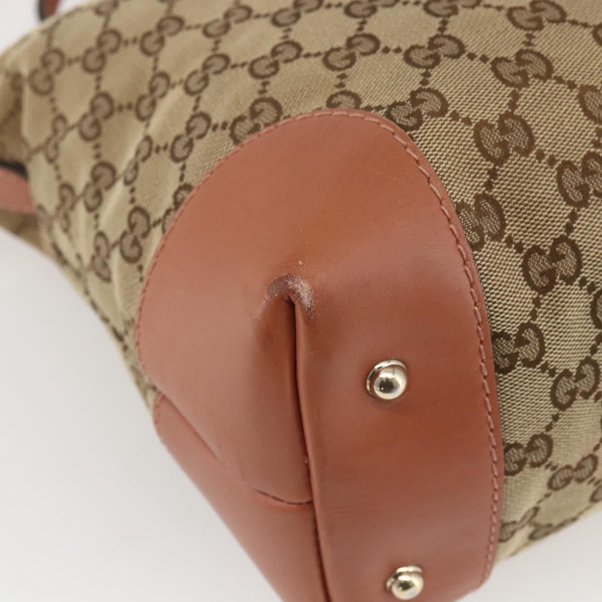 Gucci Vintage tote Canvas, BROWN, CANVAS, Tote bag