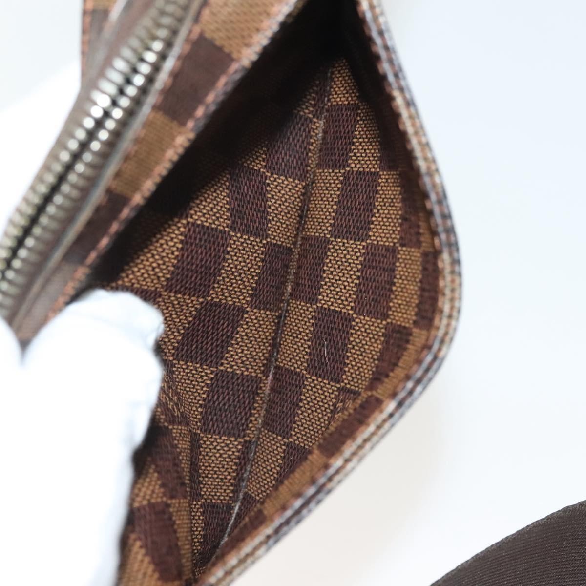 Louis Vuitton Geronimos Waist Bag Damier, BROWN, CANVAS, Shoulder bag