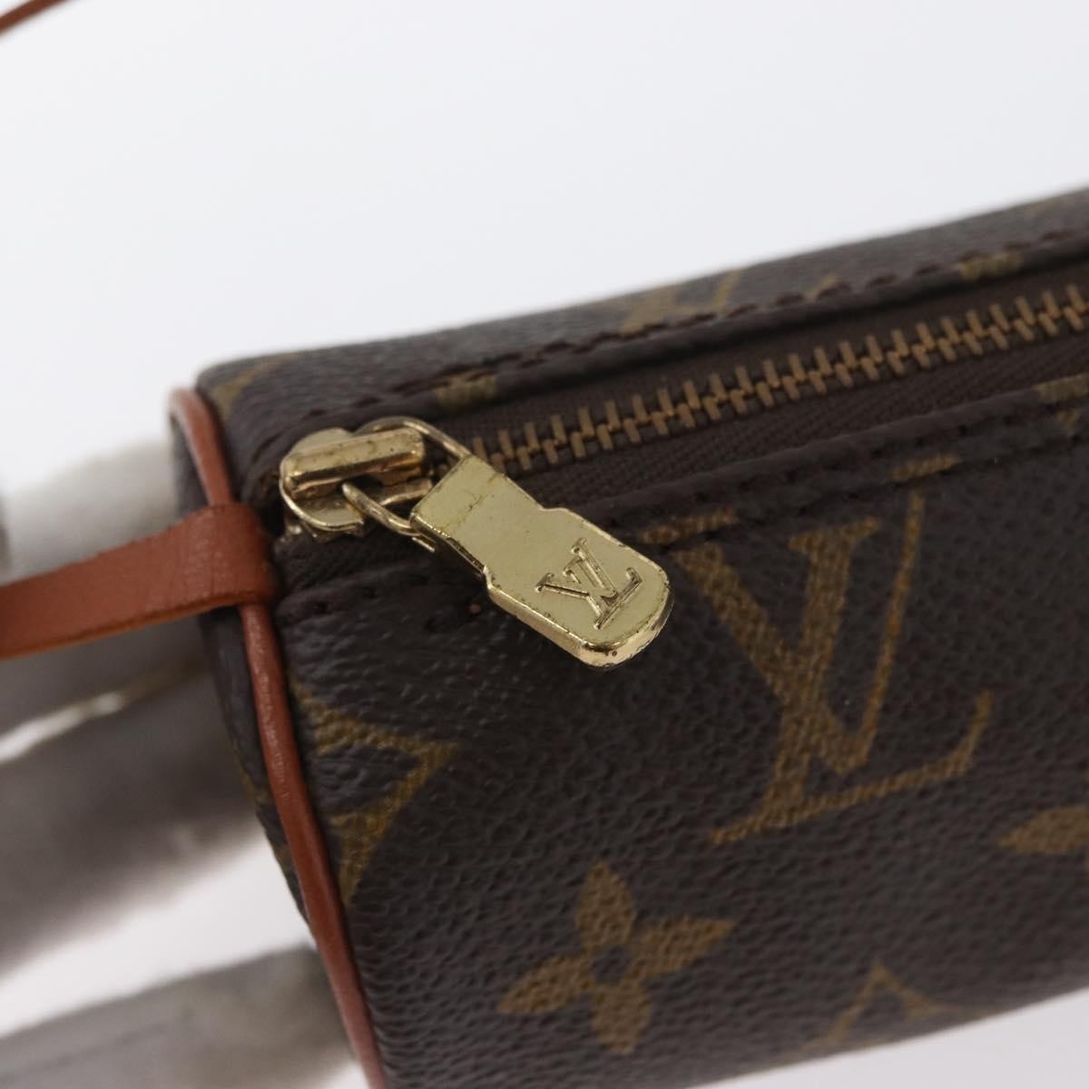 Louis Vuitton Papillon Pochette Monogram Canvas, BROWN, CANVAS, Clutche & pouche