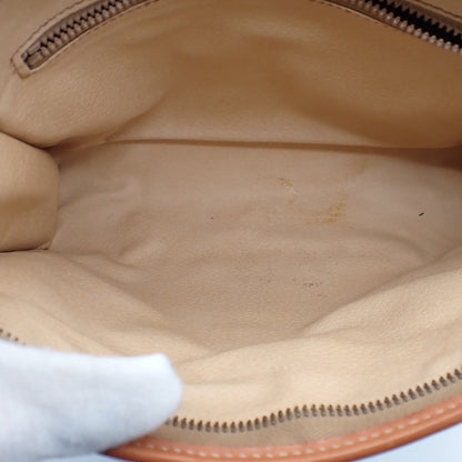 Celine Macadam Pochette Canvas and Leather, BROWN, CANVAS, Clutche & pouche
