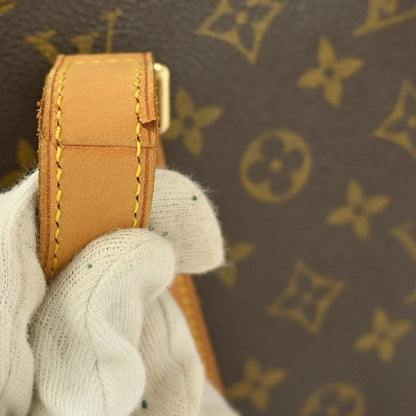 Louis Vuitton Babylone Handbag Monogram Canvas, BROWN, CANVAS, Tote bag
