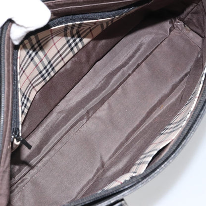 Burberry Vintage tote bag Leather, BLACK, LEATHER, Tote bag