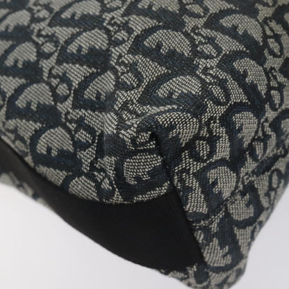 Christian Dior Vintage Trotter Messenger Bag Diorissimo Canvas, NAVY, CANVAS, Crossbody bag