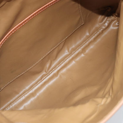 Celine C Macadam Pouch Canvas, Beige, PVC, Clutch