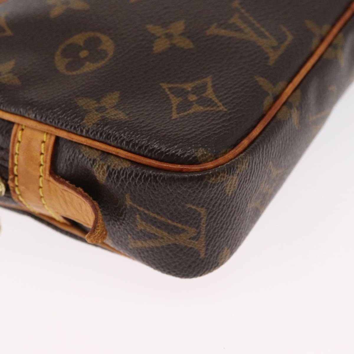 Louis Vuitton Pochette Marly Bandouliere Bag Monogram Canvas, BROWN, CANVAS, Shoulder bag