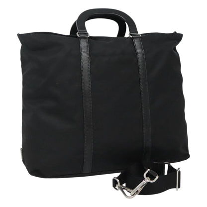 Prada Vintage Handbag Tessuto, BLACK, NYLON, Handbag