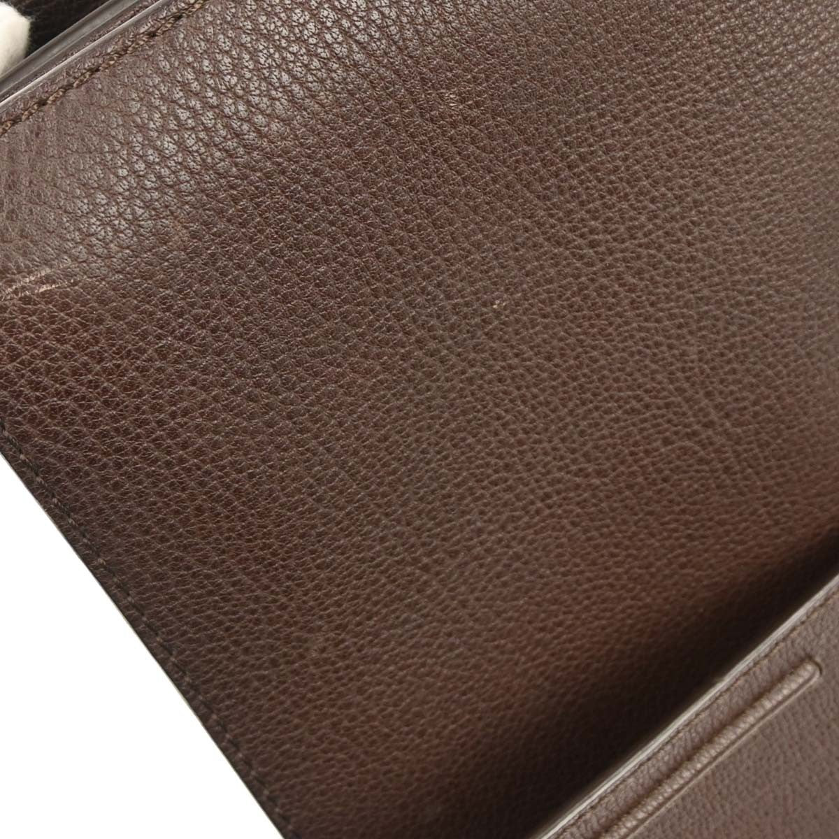 Loewe Leather Briefcase Leather, BROWN, LEATHER, Briefcase