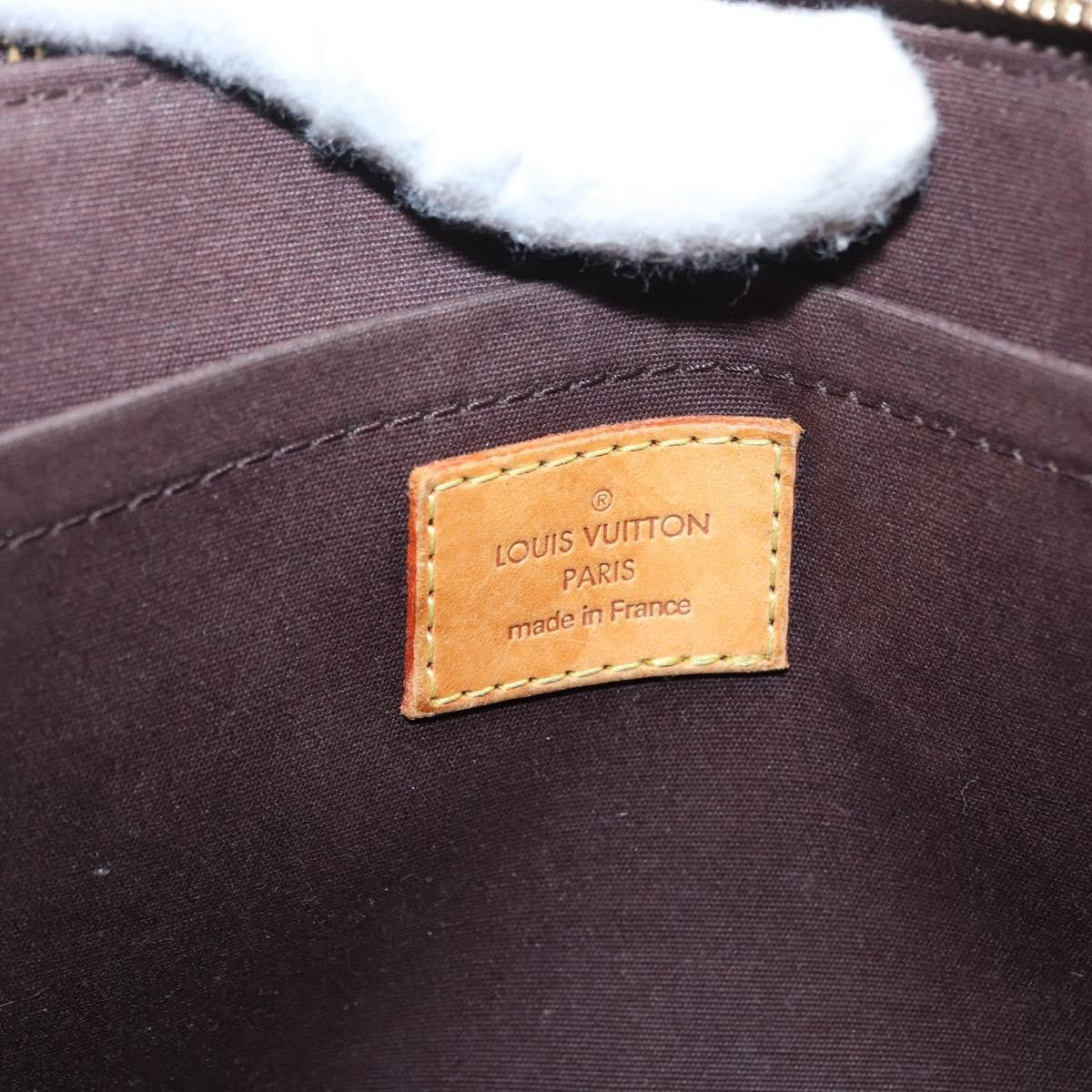 Louis Vuitton Rosewood Avenue Handbag Monogram Vernis, BROWN, PATENT_LEATHER, Shoulder bag