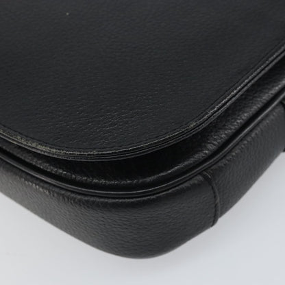Burberry Flap Shoulder Bag Leather, BLACK, LEATHER, Shoulder bag