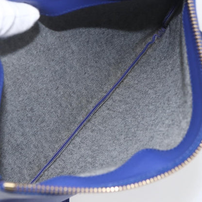 Celine Trio Crossbody Bag Leather, BLUE, LEATHER, Shoulder bag