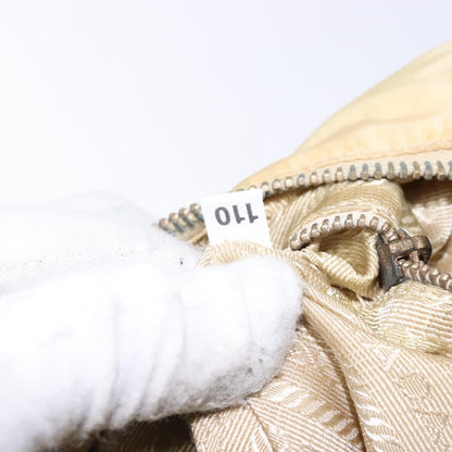 Prada Vintage Zip Handbag Tessuto, BEIGE, NYLON, Handbag