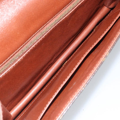 Louis Vuitton Dame Pochette Monogram Canvas, BROWN, CANVAS, Clutche & pouche