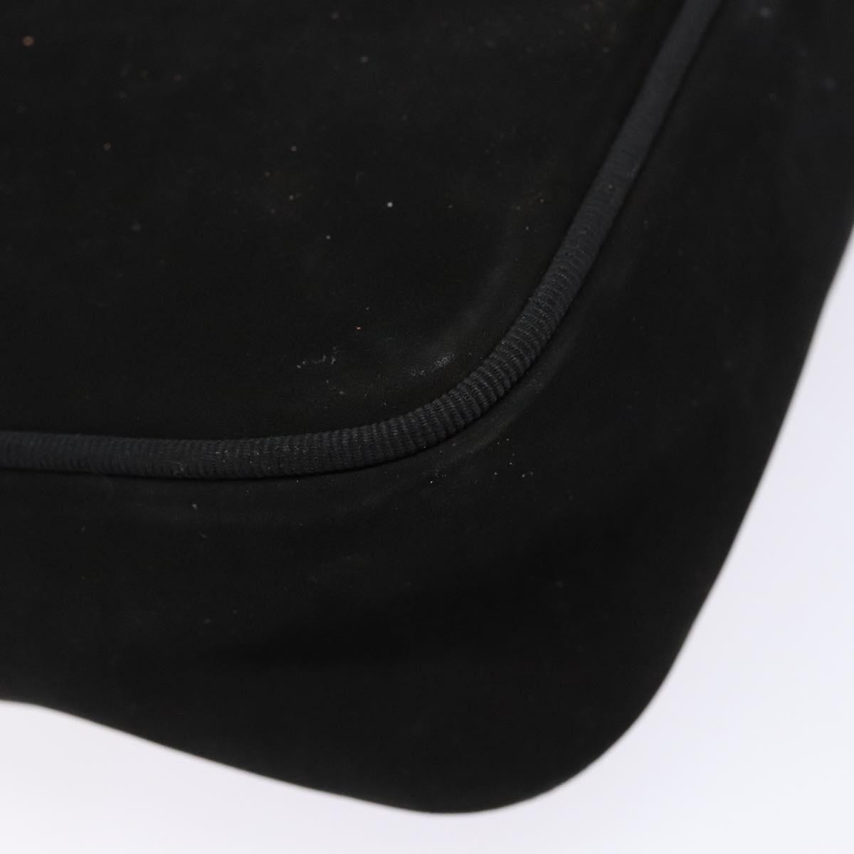 Salvatore Ferragamo Vala Shoulder Bag Suede, BLACK, SUEDE, Shoulder bag