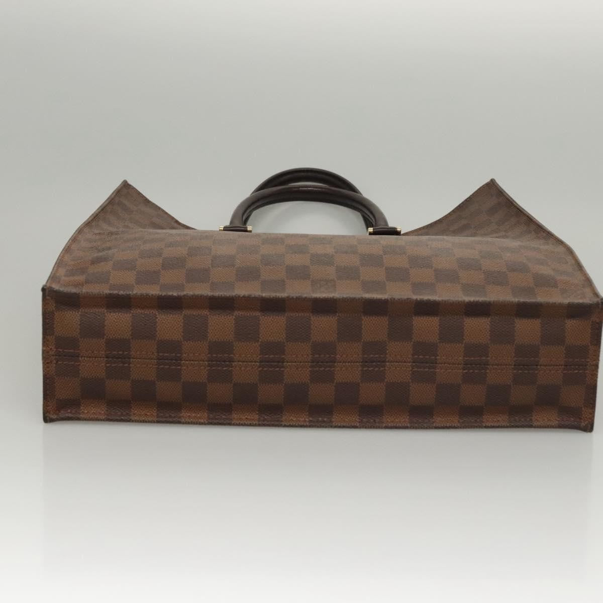 Louis Vuitton Sac Plat Bag Damier, BROWN, CANVAS, Handbag