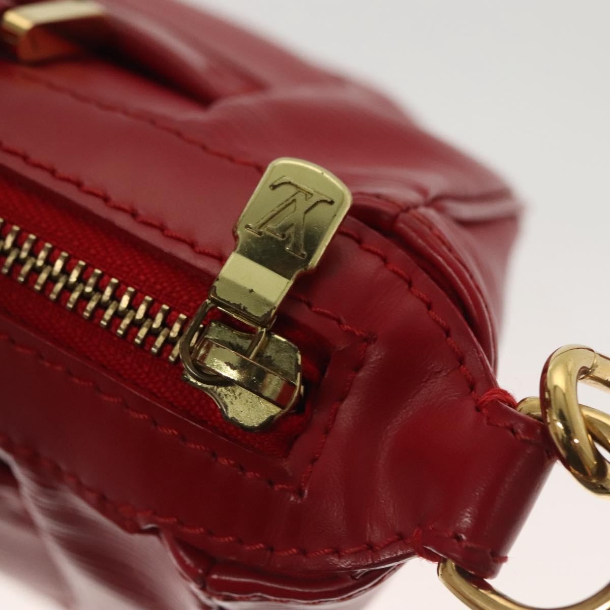 Louis Vuitton Danura Handbag Epi, RED, LEATHER, Handbag