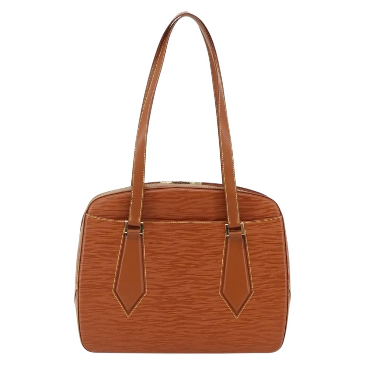 Louis Vuitton Voltaire Handbag Epi leather, BROWN, LEATHER, Handbag