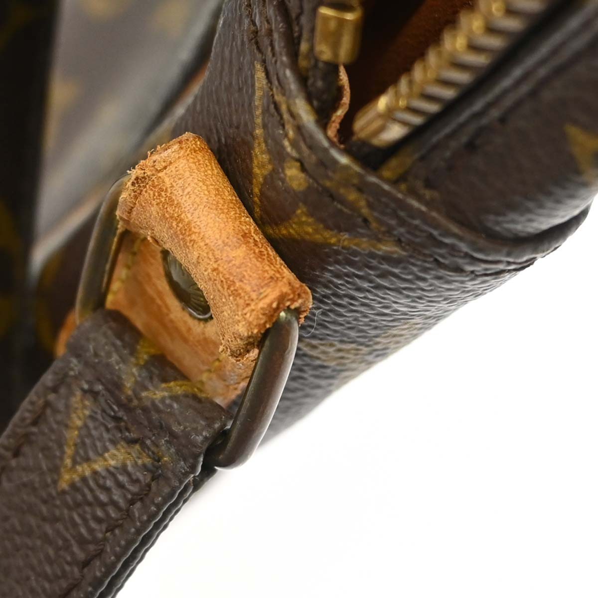 Louis Vuitton Danube Handbag Monogram Canvas, Brown, Canvas, Shoulder Bag