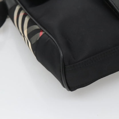 Burberry Vintage Crossbody Bag Nylon, BLACK, NYLON, Shoulder bag
