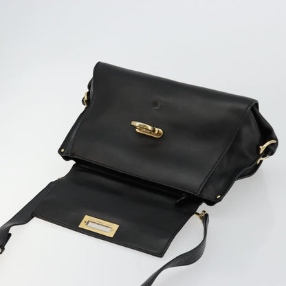 Salvatore Ferragamo Sofia Satchel Leather, Black, Leather, Handbag