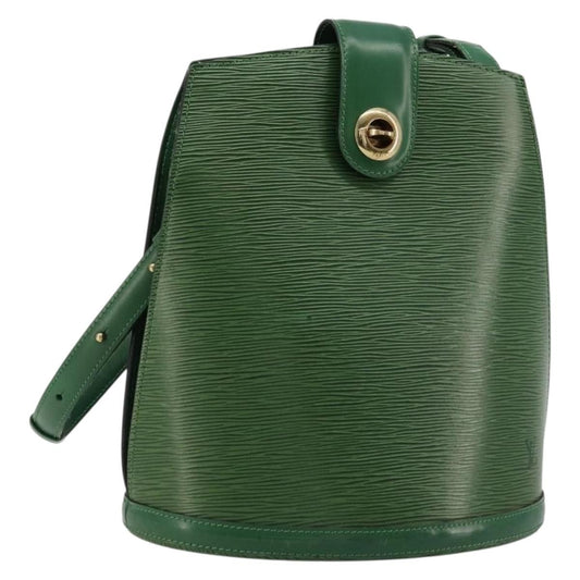 Louis Vuitton Cluny Shoulder Bag Epi Leather, Green, Leather, Shoulder Bag