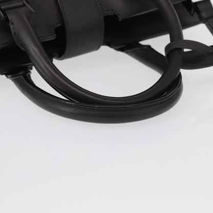 Saint Laurent Monogram Cabas Leather, GRAY, LEATHER, Tote bag
