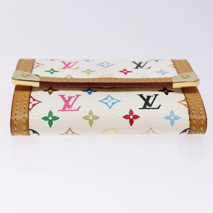 Louis Vuitton Porte-Monnaie Plat Coin Purse Monogram Multicolor, MULTICOLOUR, CANVAS, Wallets